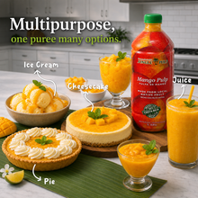 Load image into Gallery viewer, Jungle Pulp MANGO Puree Mix - 1 lt From Costa Rica