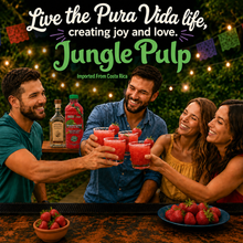 Load image into Gallery viewer, Jungle Pulp STRAWBERRY Puree Mix from Costa Rica 1 lt