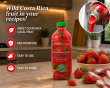 Load image into Gallery viewer, Jungle Pulp STRAWBERRY Puree Mix from Costa Rica 1 lt