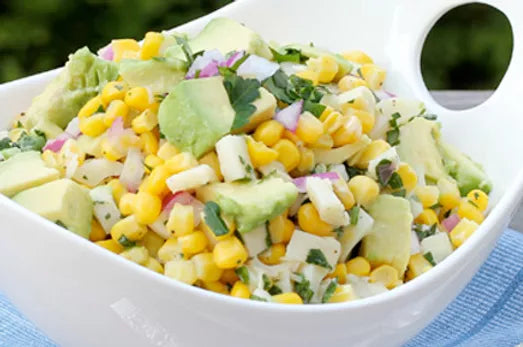 Salad with Hearts of Palm and Corn