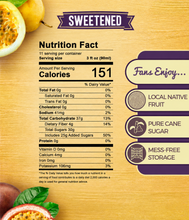 Load image into Gallery viewer, Jungle Pulp PASSION FRUIT Puree Mix from Costa Rica 1 lt