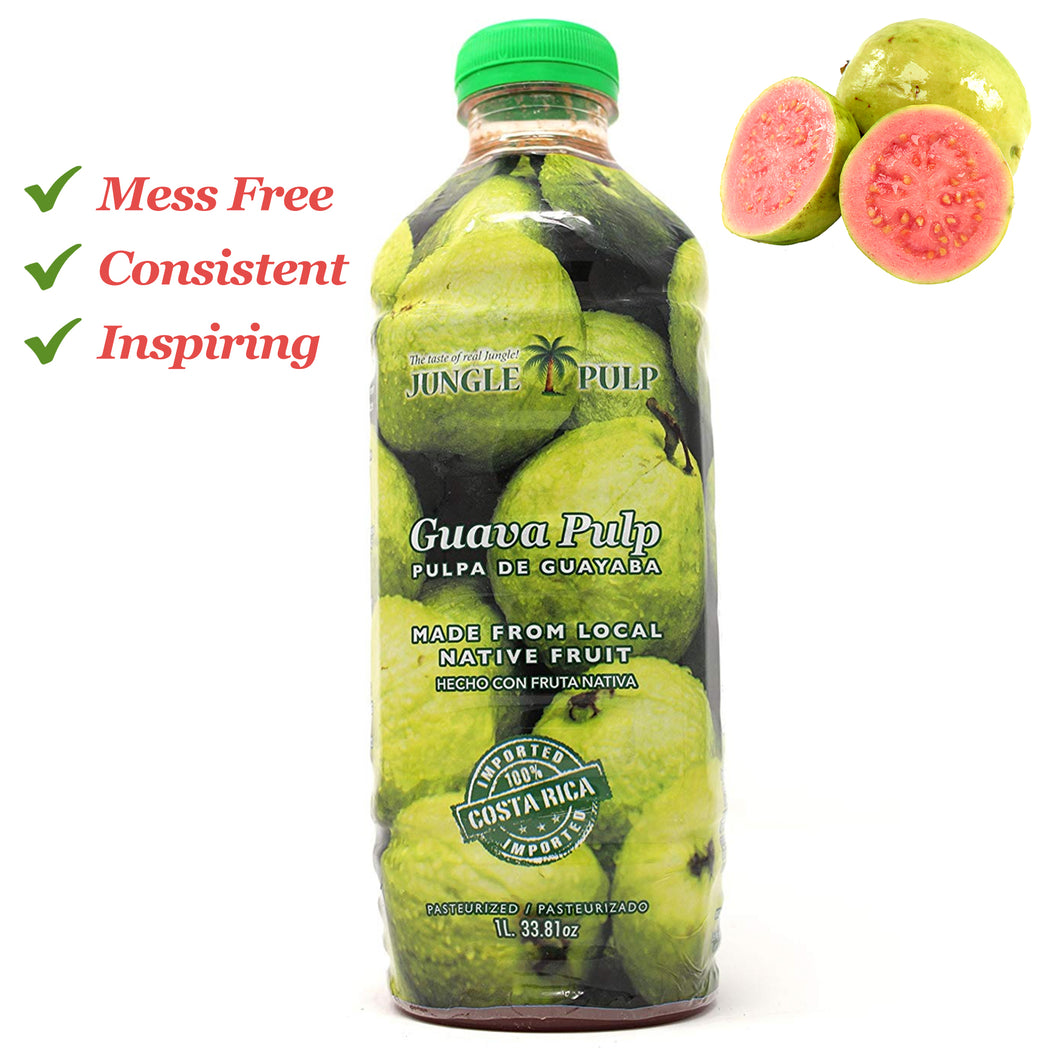 GUAVA Puree Mix - From Costa Rica For Cocktails and Desserts