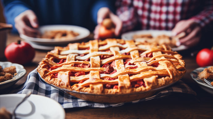 Easy Rhubarb Strawberry Pie