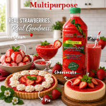 Load image into Gallery viewer, Jungle Pulp STRAWBERRY Puree Mix from Costa Rica 1 lt

