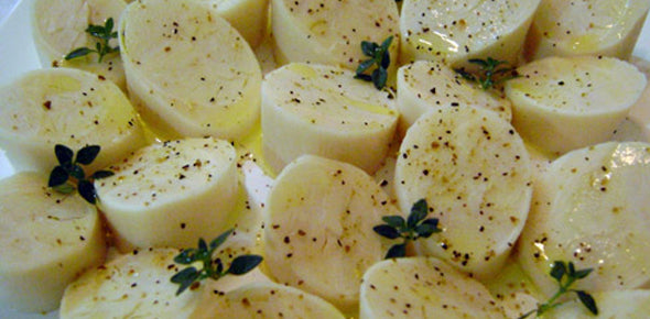 roasted hearts of palm