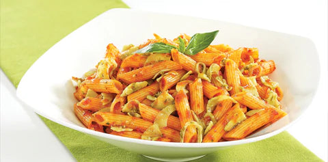 Basil Hearts of Palm Tapenade Penne