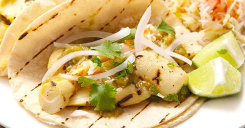Grilled Marinated Hearts of Palm Tacos