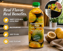 Load image into Gallery viewer, Jungle Pulp PASSION FRUIT Puree Mix  from Costa Rica- 1 lt
